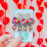 Taylor Shaye Beaded Bella Bows earrings