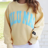 Lulu Mac Sweatshirt Butter/Light Blue