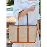 Caroline Hill Greyson Tote Natural Camel
