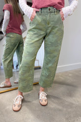 Dear John Barrel Leg Camo Jean