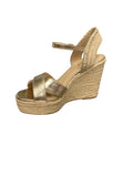 Lorita Wedge Sandal Gold