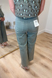 Charlie B Twill Pant Olive