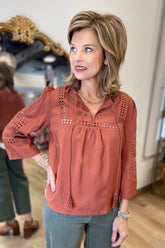 Another Love Samaya Blouse Caramel