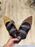 Mia Abie Mule Black/Brown