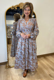 Spice Petals Long Sleeve Dress