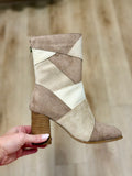 Cady 1 Color Block Boot Taupe Suede