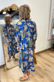 Umgee Paisley Navy Mix Dress