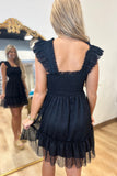 Dottie's Day Dress Black