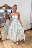 Blossom Breeze Midi Dress Cream