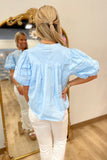 Sweet Summer Staple Top Blue