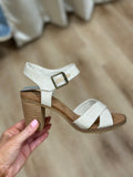 Tom's Majorca Ankle Strap Heel Natural