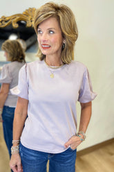 Dylan Cate Top Lilac