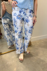 Charlie B Printed Wide Leg Pant Serene