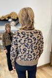 Charlie B Jacquard Sweater Animal