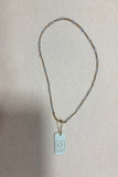 E Newton 15" Choker Hope Unwritten Gemstone Aquamarine