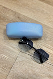 Boxed Sunglasses Blue Rectangle