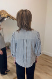 THML Checked Blouse Black/White