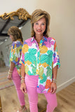 Botanic Burst Oversized Blouse