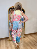 Boho Print Overalls Multi Floral