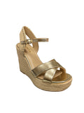 Lorita Wedge Sandal Gold