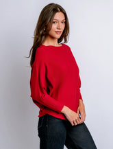 Kerisma Ryu Thin Sweater Top Scarlet
