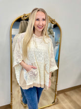 Blooming Lace Hoodie Ivory