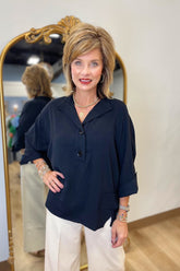 Renuar Woven Blouse Black