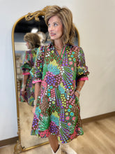 Umgee Fun Floral Dress Brown