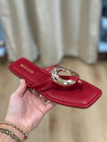 Kori Thong Sandals Red