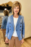 Renuar Woven Denim Jacket Blue