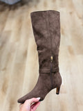 Diva Delicate Buckle Boot Chocolate