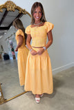 Perfectly Paired 2 Piece Skirt Set Pink Lemonade