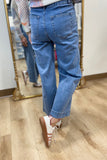 Charlie B Cropped Leg Pant Blue