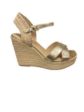 Lorita Wedge Sandal Gold