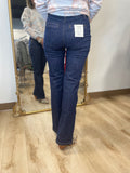 Charlie B Flare Leg Jean Deep Blue