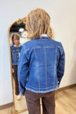 APNY Collarless Jean Jacket Indigo