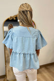 Denim Truth Front Tie Top