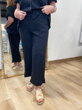Multiples Drawstring Pant Black