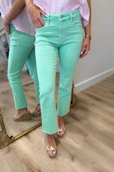 Dear John Jeanne High Rise Crop Jean Hemlock