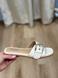Corkys Pick Me Up Slide Sandal Ivory