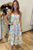 Sicily Dress Lemon Print