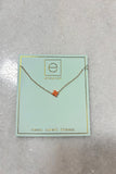 E Newton 16" Signature Cross Small Necklace Coral