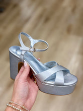 Shu Shop Gwen Platform Heel Silver