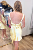 Lemon Luxe Mini Dress