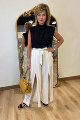 Cruise Ready Linen Pant Ivory