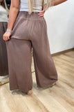 Mexico Wide Leg Pant Mocha