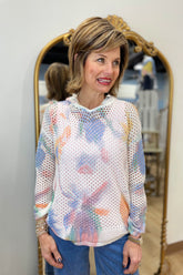 Charlie B Crochet Hoodie Pastel