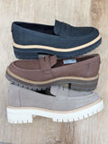 Toms Cara Loafers Dune Suede Leather