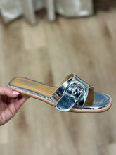 Corkys Pick Me Up Slide Sandal Silver