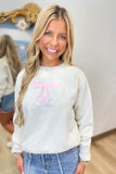 Coquette Bow Patch Sweatshirt
